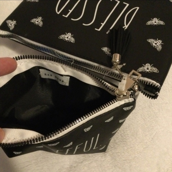 Rae Dunn Set of 2 Clutch Cosmetic Bags - Picture 8 of 11